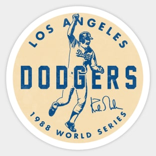 Kirk Gibson Dodgers 1 by Buck Tee Sticker